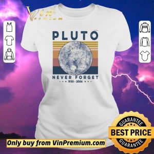 Awesome Pluto Never Forget 1930 2006 Vintage shirt sweater 1