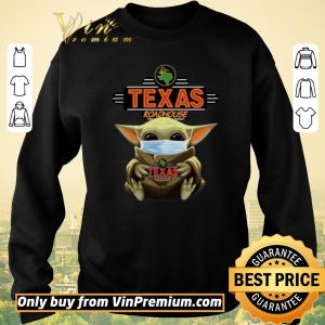Awesome Star Wars Baby Yoda Hug Texas Roadhouse Covid-19 shirt sweater 2