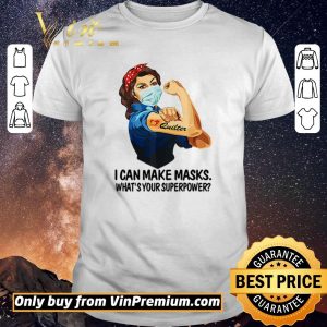 Awesome Strong woman tattoos Quilter I can make masks what’s your superpower shirt sweater