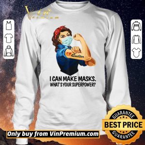 Awesome Strong woman tattoos Quilter I can make masks what’s your superpower shirt sweater 2