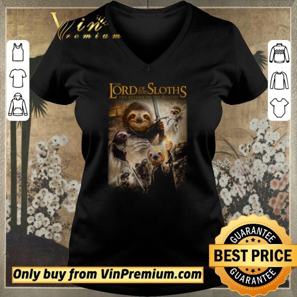 Awesome The Lord Of The Sloths The Return Of The Sloths shirt sweater