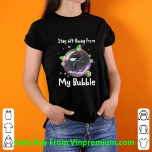Black Cat Stay 6ft Away From My Bubble Shirt 2