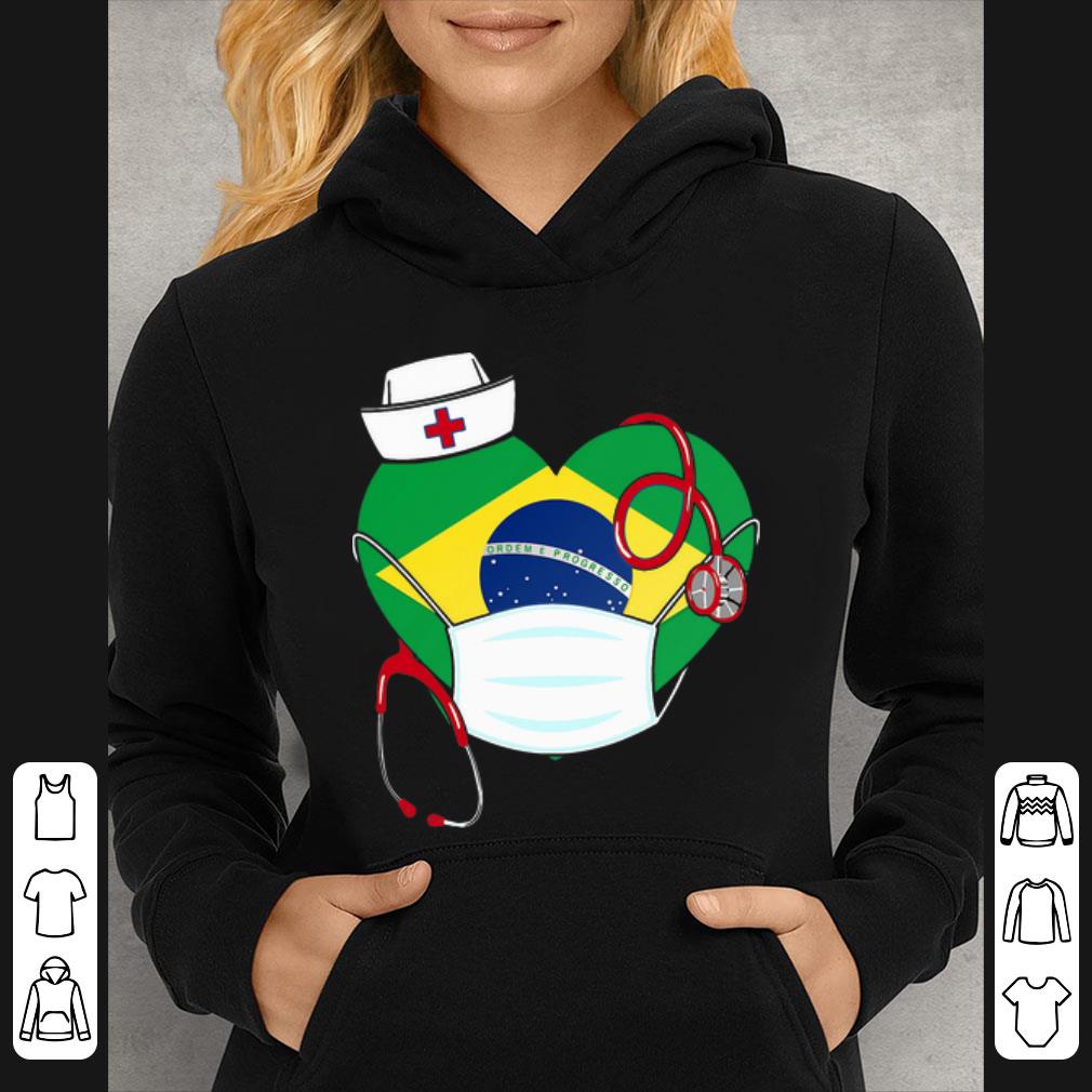 Brazil Nurse Heart Stethoscope Shirt 4 - Brazil Nurse Heart Stethoscope Shirt
