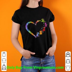 Dragons Heart Rainbow Heart Shirt 2