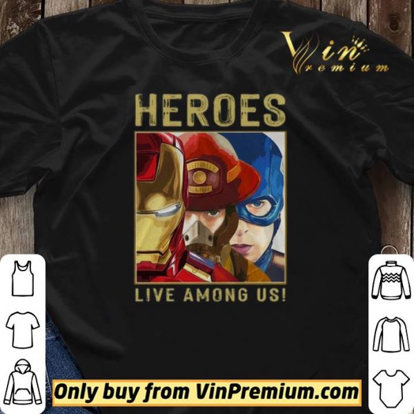 Firefighter Heroes Live among US shirt sweater