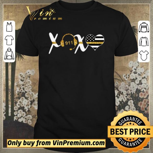 Funny 911 Xoxo American Flag shirt sweater