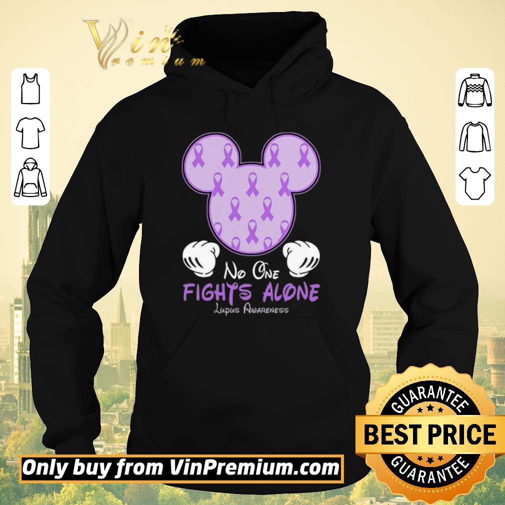 Funny Mickey Mouse No One Fights Alone Lupus Awareness shirt sweater 4 - Funny Mickey Mouse No One Fights Alone Lupus Awareness shirt sweater
