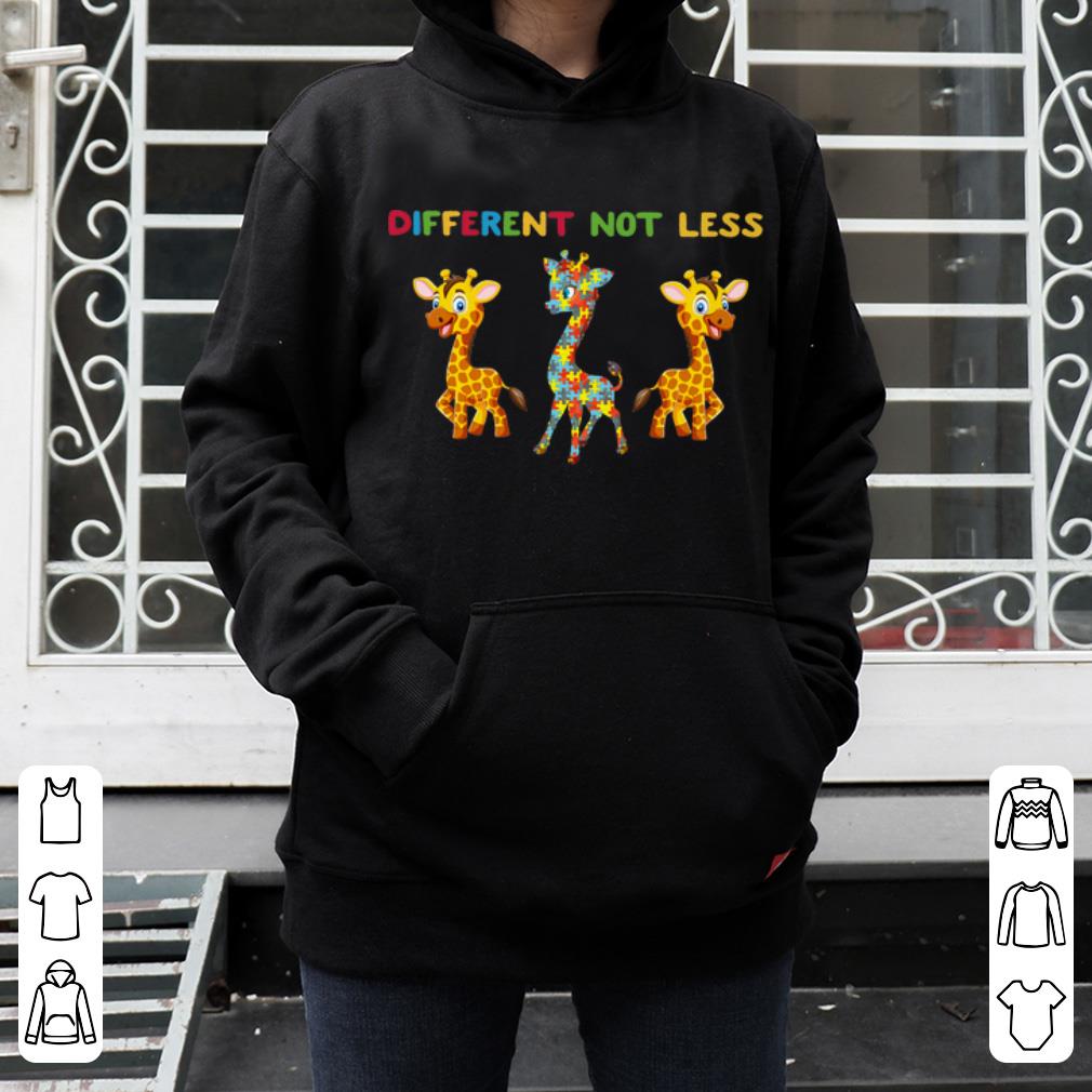 Giraffes Autism Different Not Less Shirt 4 - Giraffes Autism Different Not Less Shirt