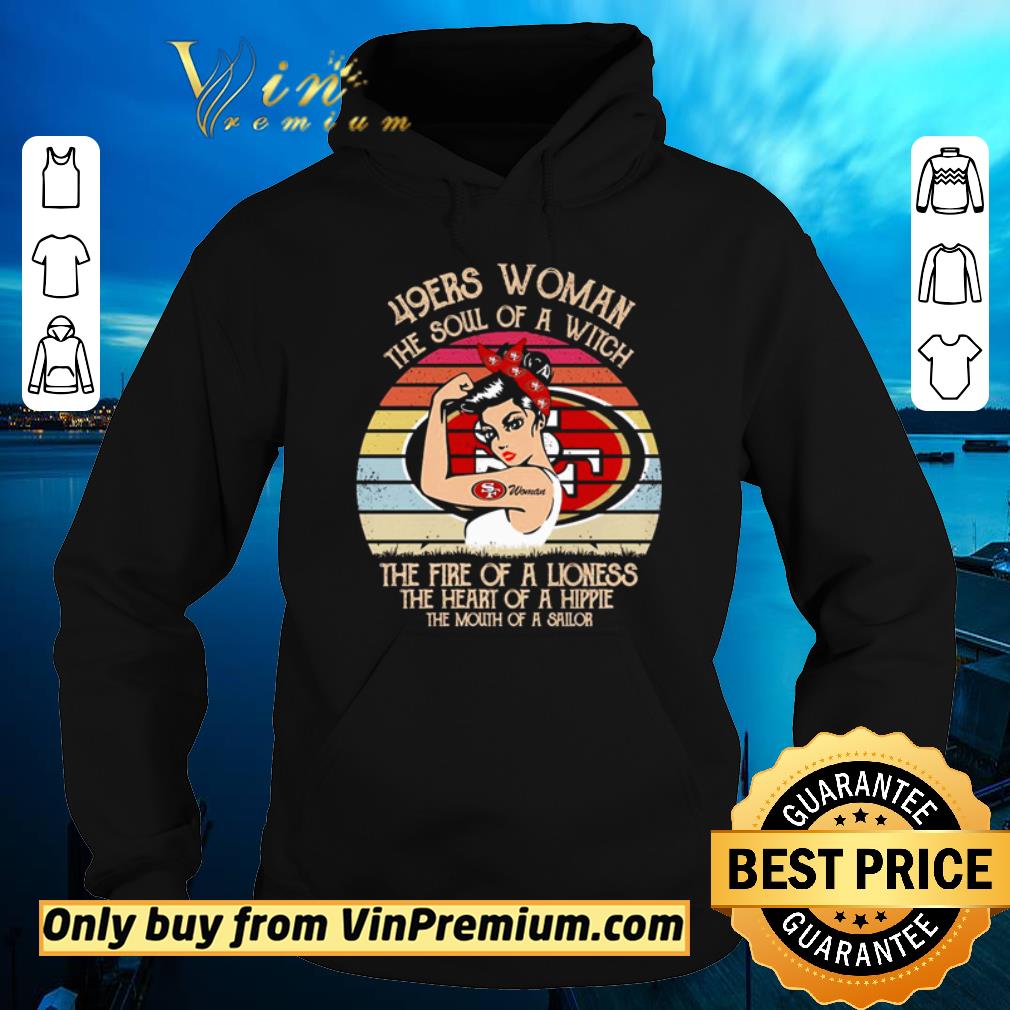 Hot San Francisco 49ers woman the soul of a witch the fire of a lioness vintage shirt sweater 4 - Hot San Francisco 49ers woman the soul of a witch the fire of a lioness vintage shirt sweater