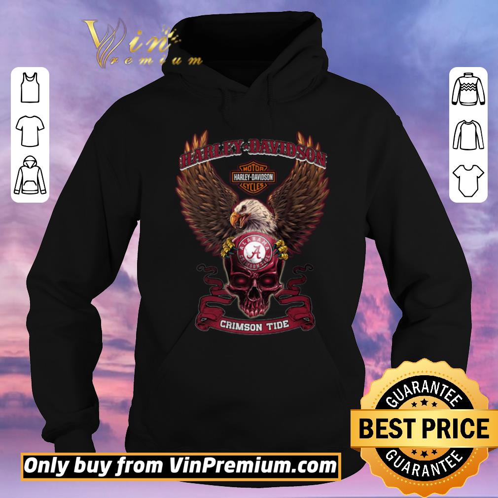 Hot Skull Motor Halley Davidson Cycles Alabama Crimson Tide shirt sweater 4 - Hot Skull Motor Halley Davidson Cycles Alabama Crimson Tide shirt sweater