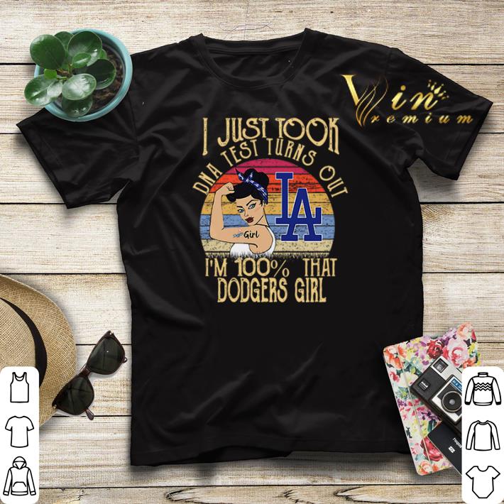 I just tool DNA test turns out I m 100 that Dodgers girl vintage shirt sweater 4 - I just tool DNA test turns out I’m 100% that Dodgers girl vintage shirt sweater