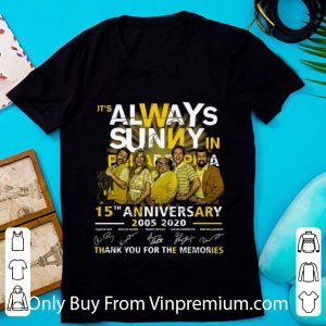 It’s Always Sunny In Philadelphia 15th Anniversary Signatures Shirt