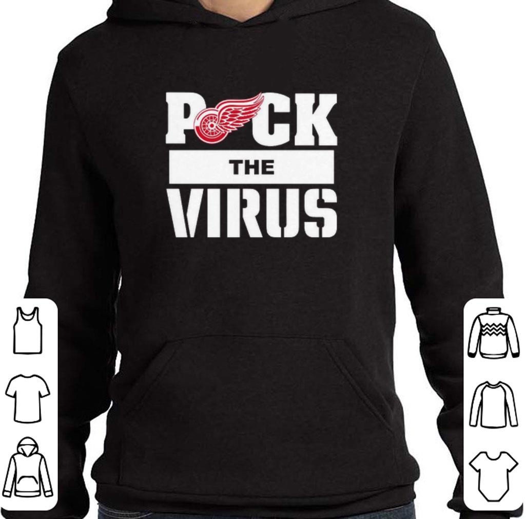 Nice Detroit Red Wings Puck the virus Corona shirt 4 - Nice Detroit Red Wings Puck the virus Corona shirt