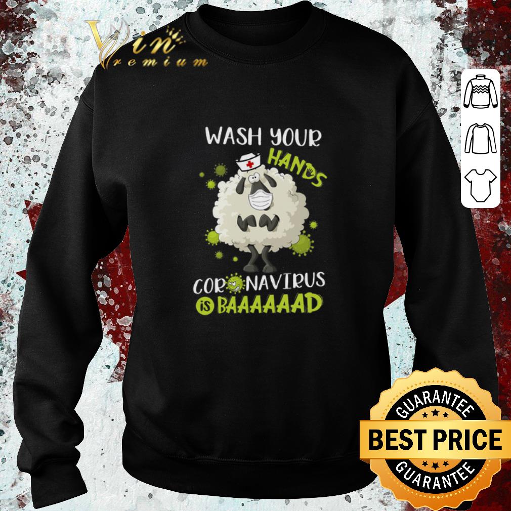 Nice Funny Awesome Sheep nurse mask wash your hands Coronavirus is bad shirt Nice Funny Awesome Sheep nurse mask wash your hands Coronavirus is bad shirt 4 - Nice Funny Awesome Sheep nurse mask wash your hands Coronavirus is bad shirt