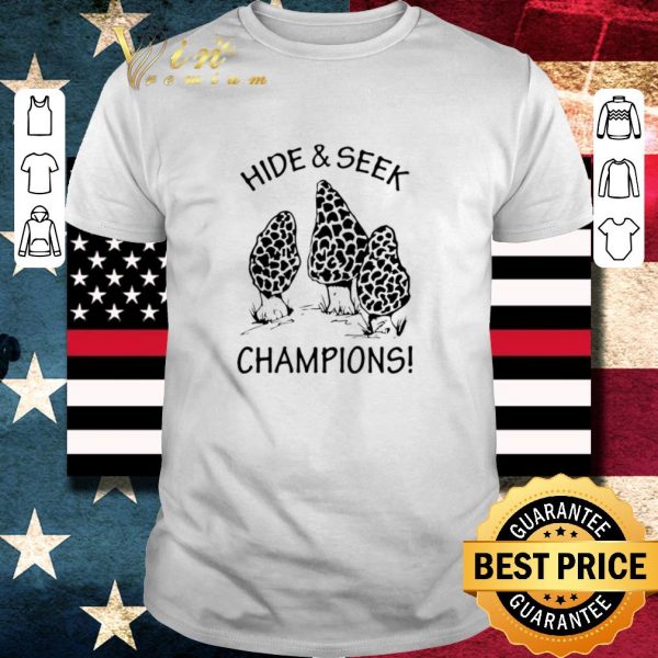 Official Morchella Mushrooms Hide And Seek Champions shirt