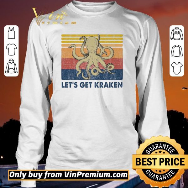 Official Octopus Let’s Get Kraken Vintage shirt sweater