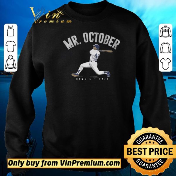 Official Reggie Jackson Mr October New York shirt sweater