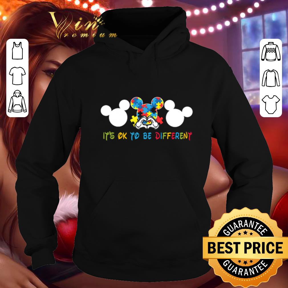 Original Autism Mickey Mouse It s Ok To Be Different shirt 4 - Original Autism Mickey Mouse It's Ok To Be Different shirt