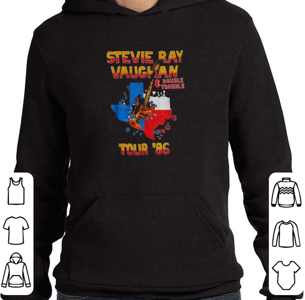 Premium Stevie Ray Vaughan double trouble tour 86 shirt 4 - Premium Stevie Ray Vaughan double trouble tour 86 shirt