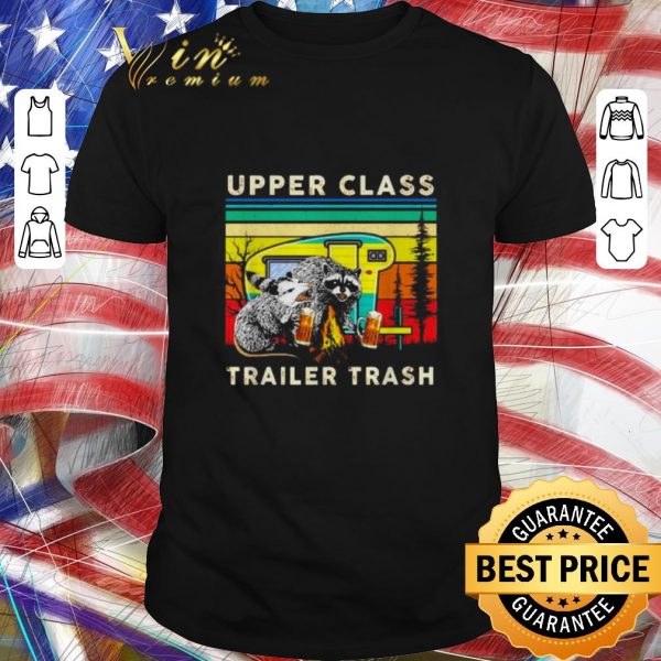 Premium Vintage Raccoons and Opossums Upper class trailer trash shirt