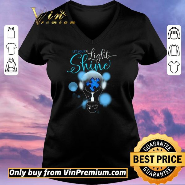 Pretty Autism Let Your Light Shine shirt sweater