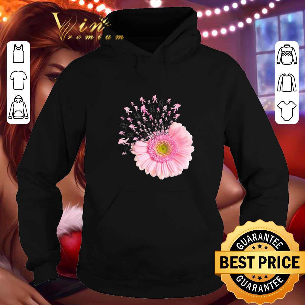 Pretty Bigfoots and pink Daisy Flower shirt Pretty Bigfoots and pink Daisy Flower shirt 4 - Pretty Bigfoots and pink Daisy Flower shirt