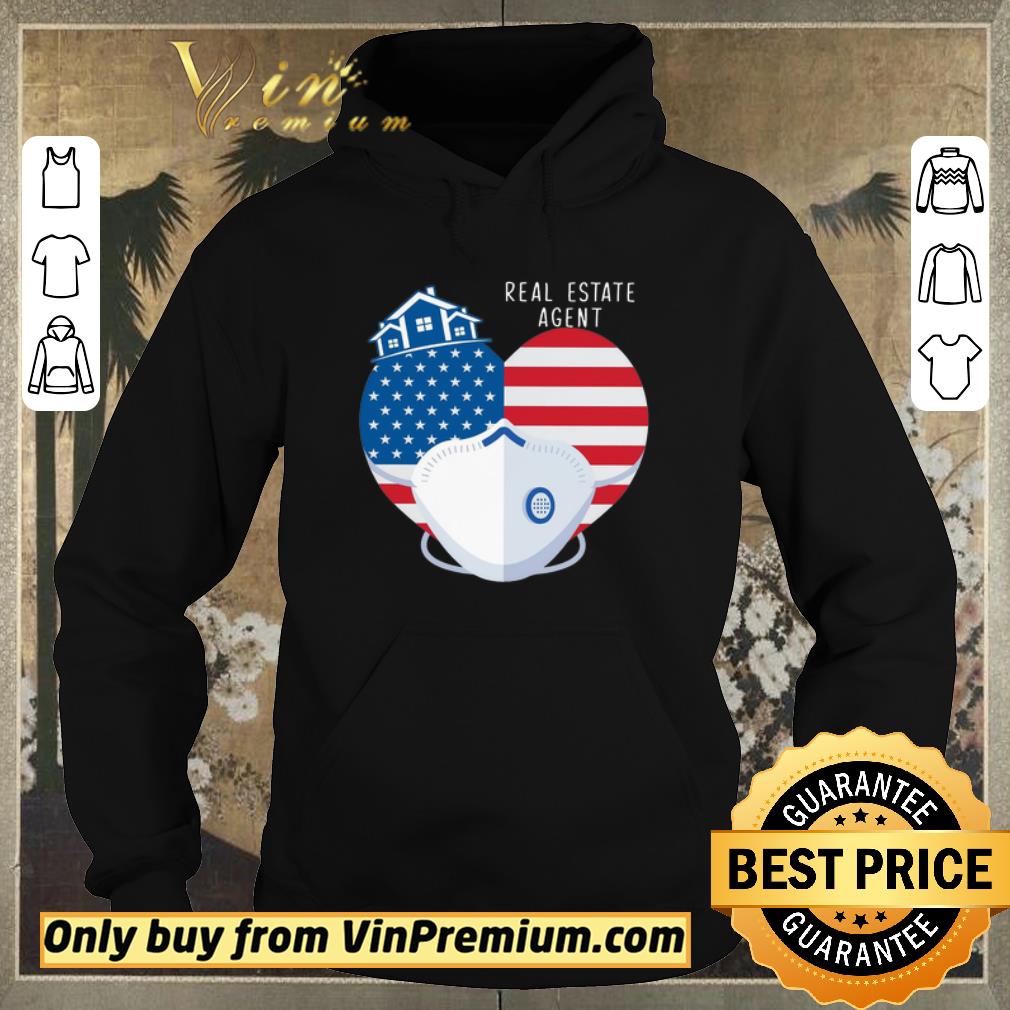 Pretty Heart American Flag Mask Real Estate Agent shirt sweater Pretty Heart American Flag Mask Real Estate Agent shirt sweater 4 - Pretty Heart American Flag Mask Real Estate Agent shirt sweater