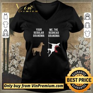 Pretty Horse Your Regular Grandma Unicorn Me The Redhead Grandma shirt sweater 1