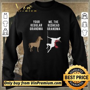 Pretty Horse Your Regular Grandma Unicorn Me The Redhead Grandma shirt sweater 2