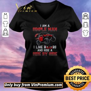 Pretty I Am A Simple Man I Like Boobs And Ride A Side By Side shirt sweater 1