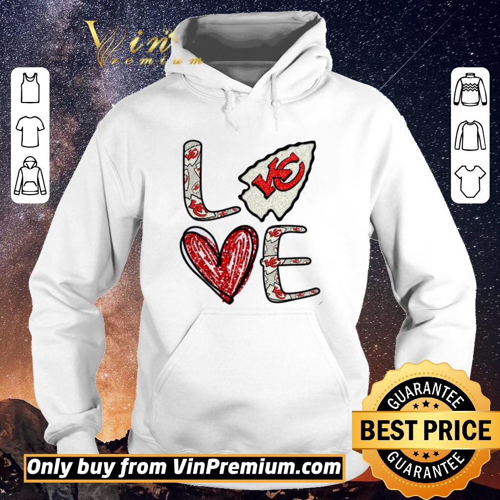 Pretty Love Kansas City Chiefs Logo shirt sweater 4 - Pretty Love Kansas City Chiefs Logo shirt sweater