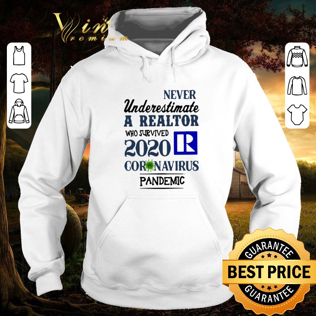 Pretty Never underestimate a Realtor logo who survived 2020 Coronavirus shirt 4 - Pretty Never underestimate a Realtor logo who survived 2020 Coronavirus shirt