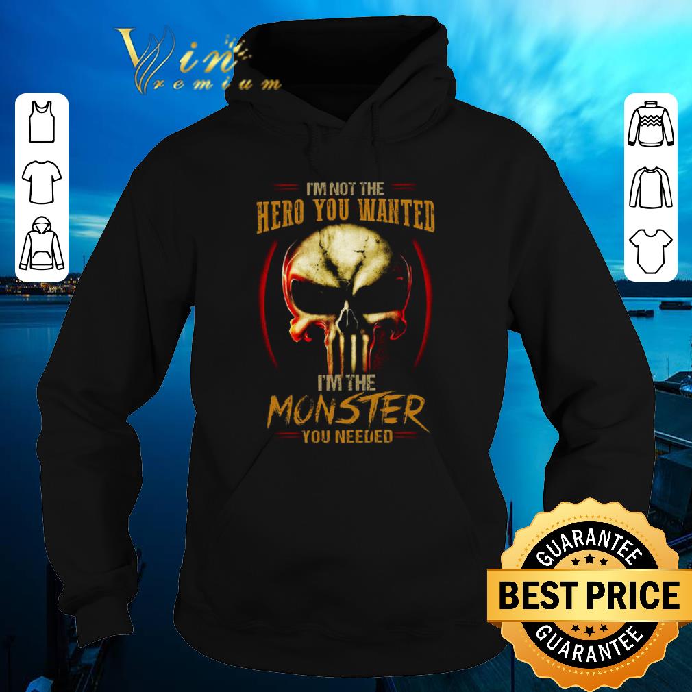 Pretty Punisher I m Not The Hero You Wanted I m The Monster You Needed shirt sweater 4 - Pretty Punisher I’m Not The Hero You Wanted I’m The Monster You Needed shirt sweater