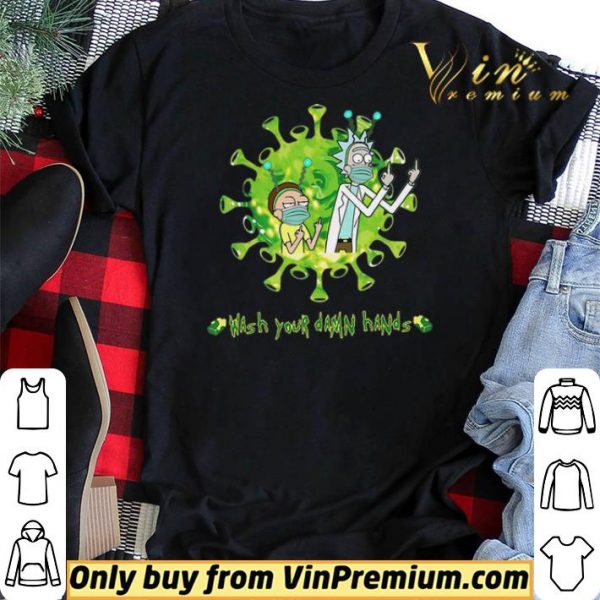 Rick and Morty Wash hands damn hands shirt sweater
