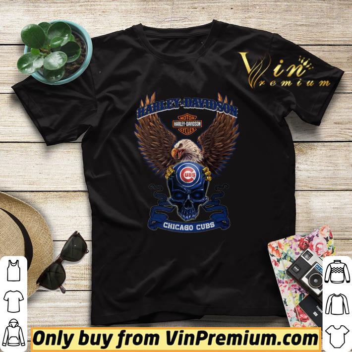 Skull Motor Halley Davidson Cycles Chicago Cubs shirt sweater 4 - Skull Motor Halley Davidson Cycles Chicago Cubs shirt sweater