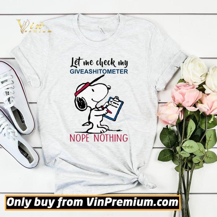 Snoopy Let Me Check My Giveashitometer Nope Nothing shirt sweater Snoopy Let Me Check My Giveashitometer Nope Nothing shirt sweater 4 - Snoopy Let Me Check My Giveashitometer Nope Nothing shirt sweater