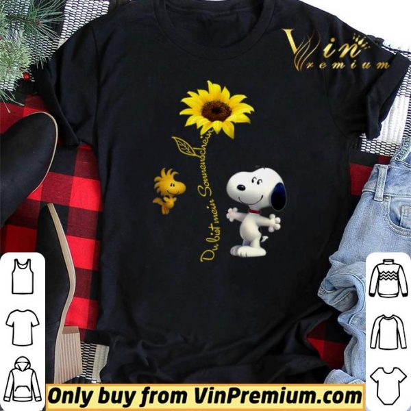 Snoopy Sunflower Dubist Somenschein shirt sweater
