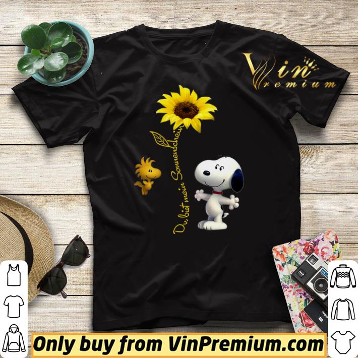 Snoopy Sunflower Dubist Somenschein shirt sweater 4 - Snoopy Sunflower Dubist Somenschein shirt sweater