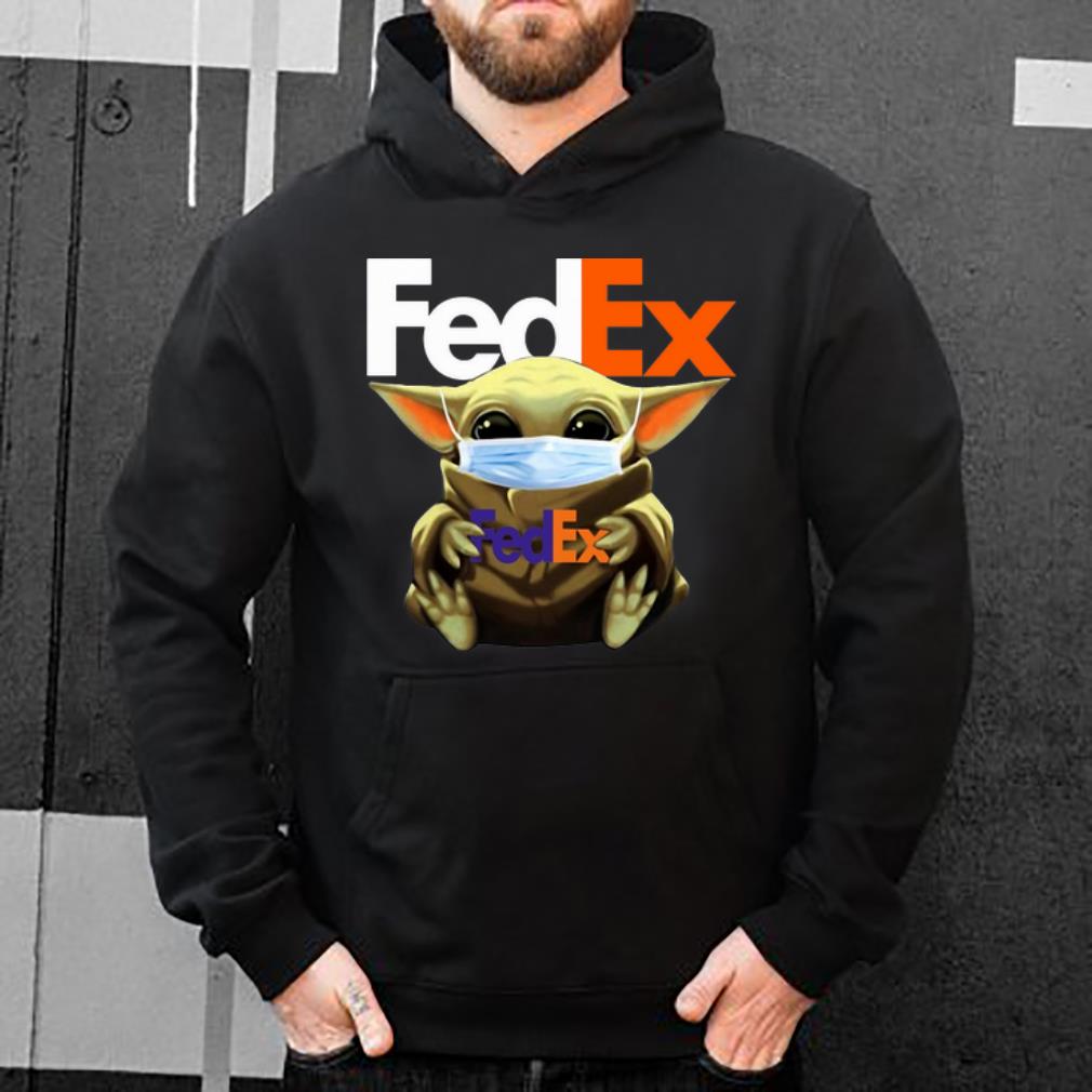 Star Wars Baby Yoda Mask Hug FedEx Covid 19 Shirt 4 - Star Wars Baby Yoda Mask Hug FedEx Covid-19 Shirt