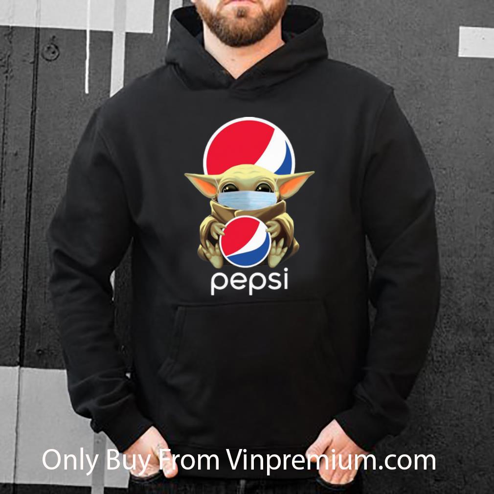 Star Wars Baby Yoda Mask Hug Pepsi Covid 19 Shirt 4 - Star Wars Baby Yoda Mask Hug Pepsi Covid-19 Shirt