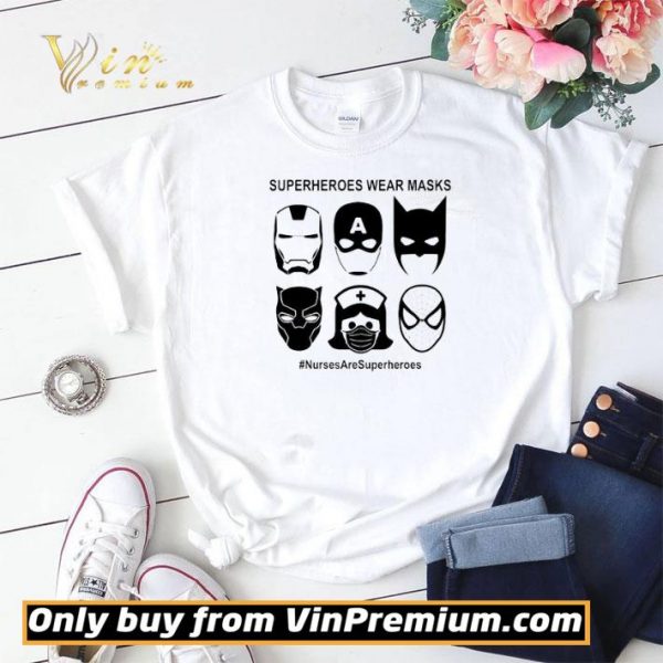 Superheroes wear masks nurses are superheroes shirt sweater