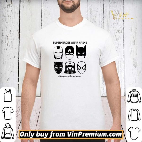 Superheroes wear masks nurses are superheroes shirt sweater