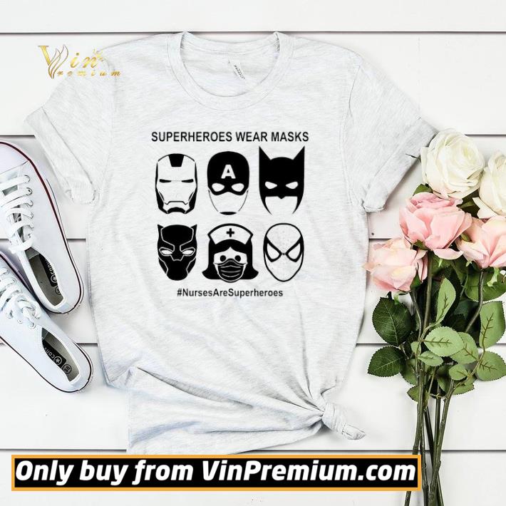 Superheroes wear masks nurses are superheroes shirt sweater 4 - Superheroes wear masks nurses are superheroes shirt sweater