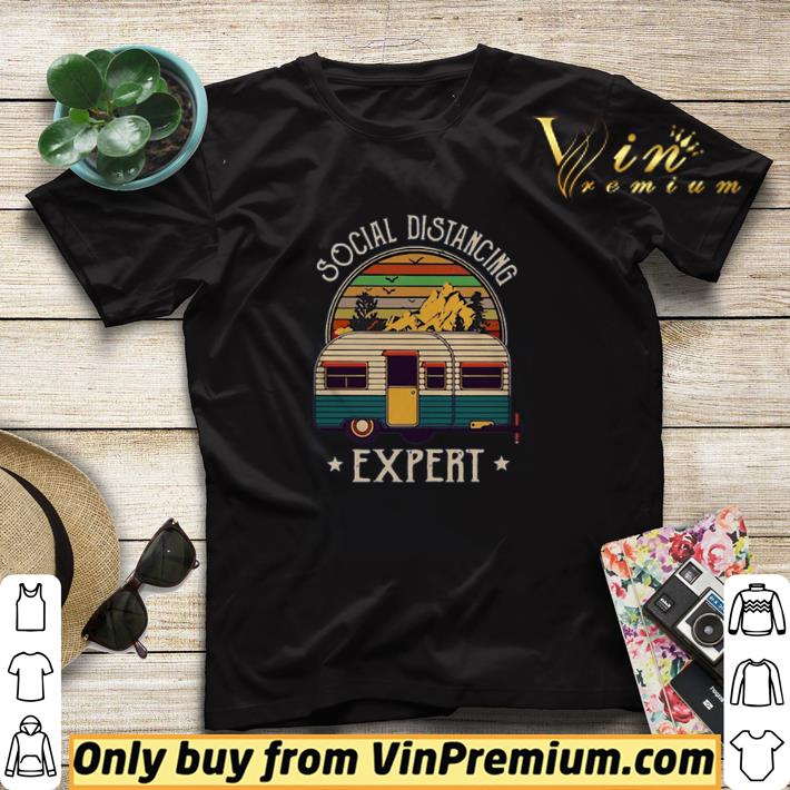 Top Camping Social Distancing Expert Vintage shirt sweater 4 - Top Camping Social Distancing Expert Vintage shirt sweater
