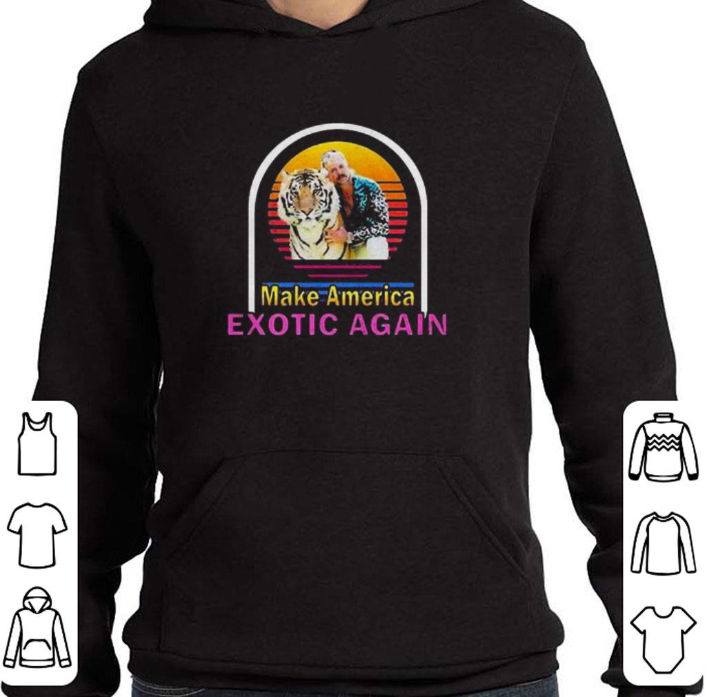 Top Joe Exotic Tiger King Make America Exotic again sunset shirt Top Joe Exotic Tiger King Make America Exotic again sunset shirt 4 - Top Joe Exotic Tiger King Make America Exotic again sunset shirt