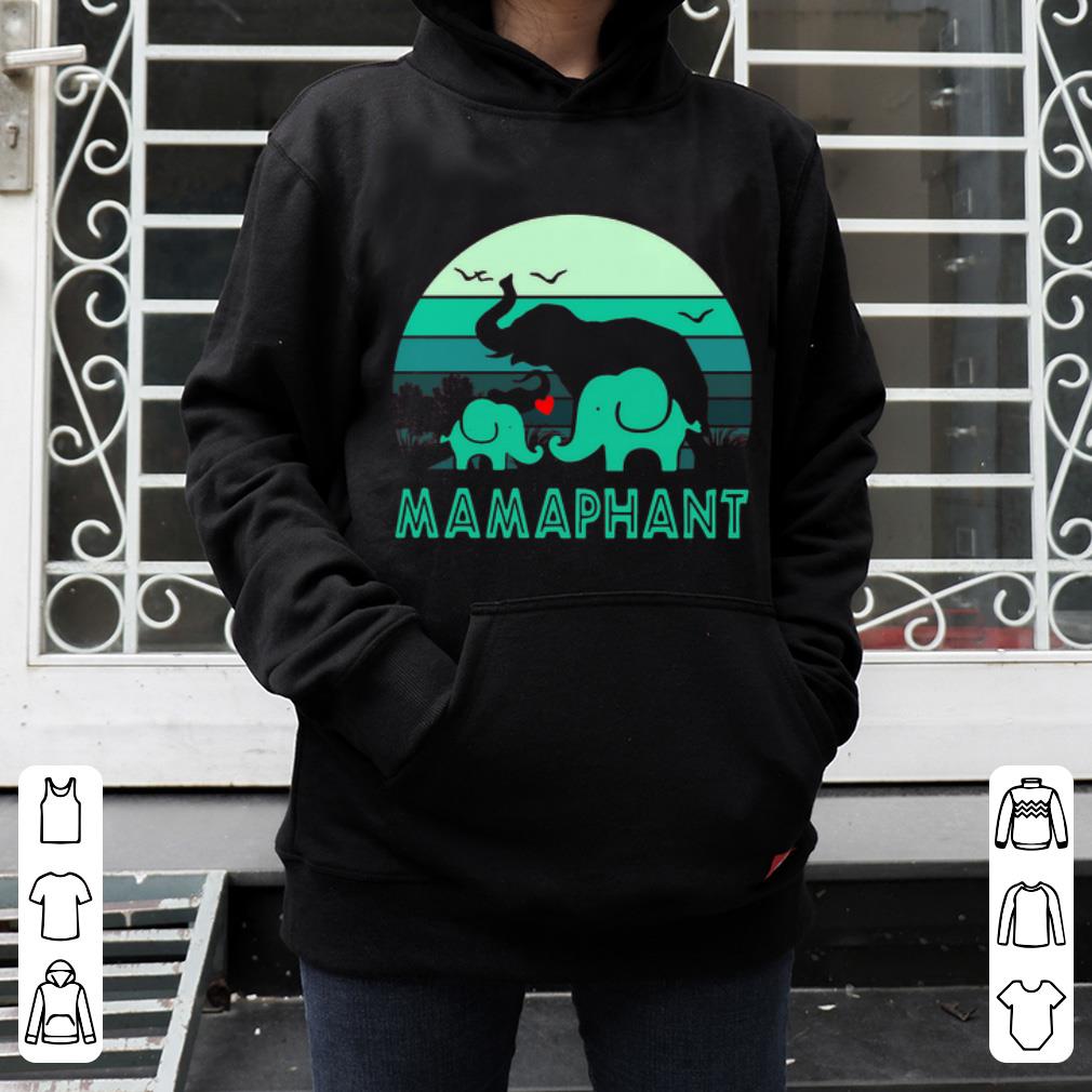 Vintage Elephant Mamaphant Mother s Day Shirt 4 - Vintage Elephant Mamaphant Mother's Day Shirt