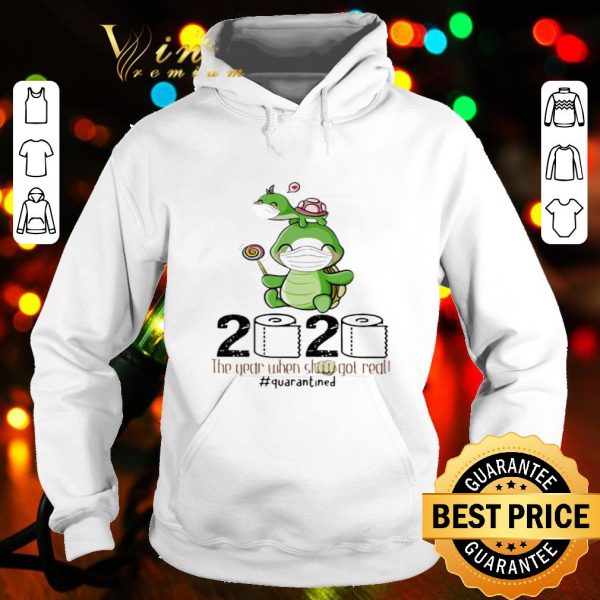 Turtles 2020 the year when shit got real quarantined Coronavirus shirt