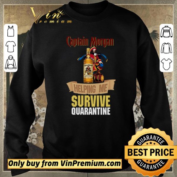 Awesome Captain Morgan helping me survive quarantine shirt sweater