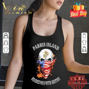 Skull American Parris Island Rendezvous With Destiny shirt