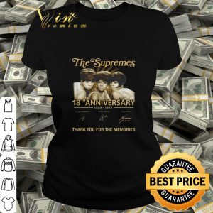 The Supremes 18th anniversary 1959-1977 all signature shirt